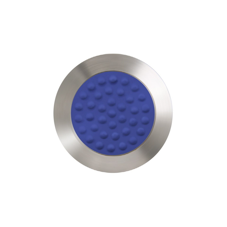 Ø-25 mm fare element med pinne, lim og skruefeste i stål med TPU ilegg - Bilde 2