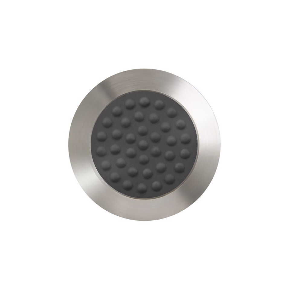 Ø-25 mm fare element med pinne, lim og skruefeste i stål med TPU ilegg - Bilde 4