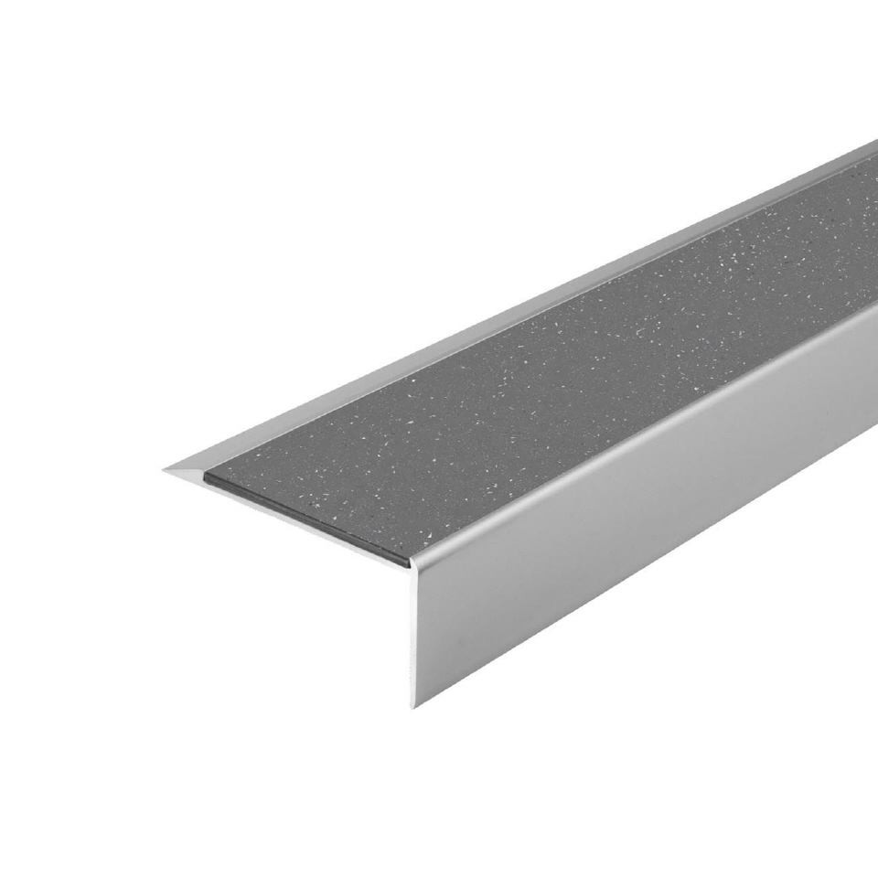 Trappenese i eloksert aluminium med Forbo ilegg 64 x 30 mm - Bilde 54