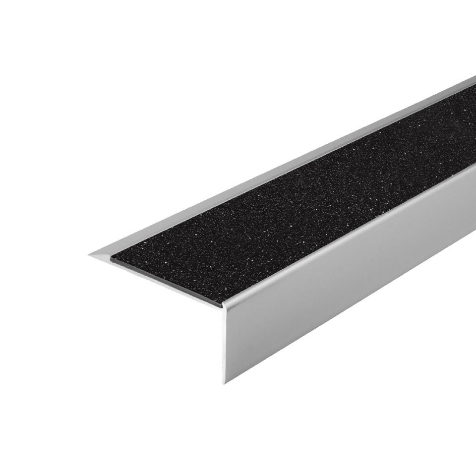 Trappenese i eloksert aluminium med Forbo ilegg 64 x 30 mm - Bilde 53