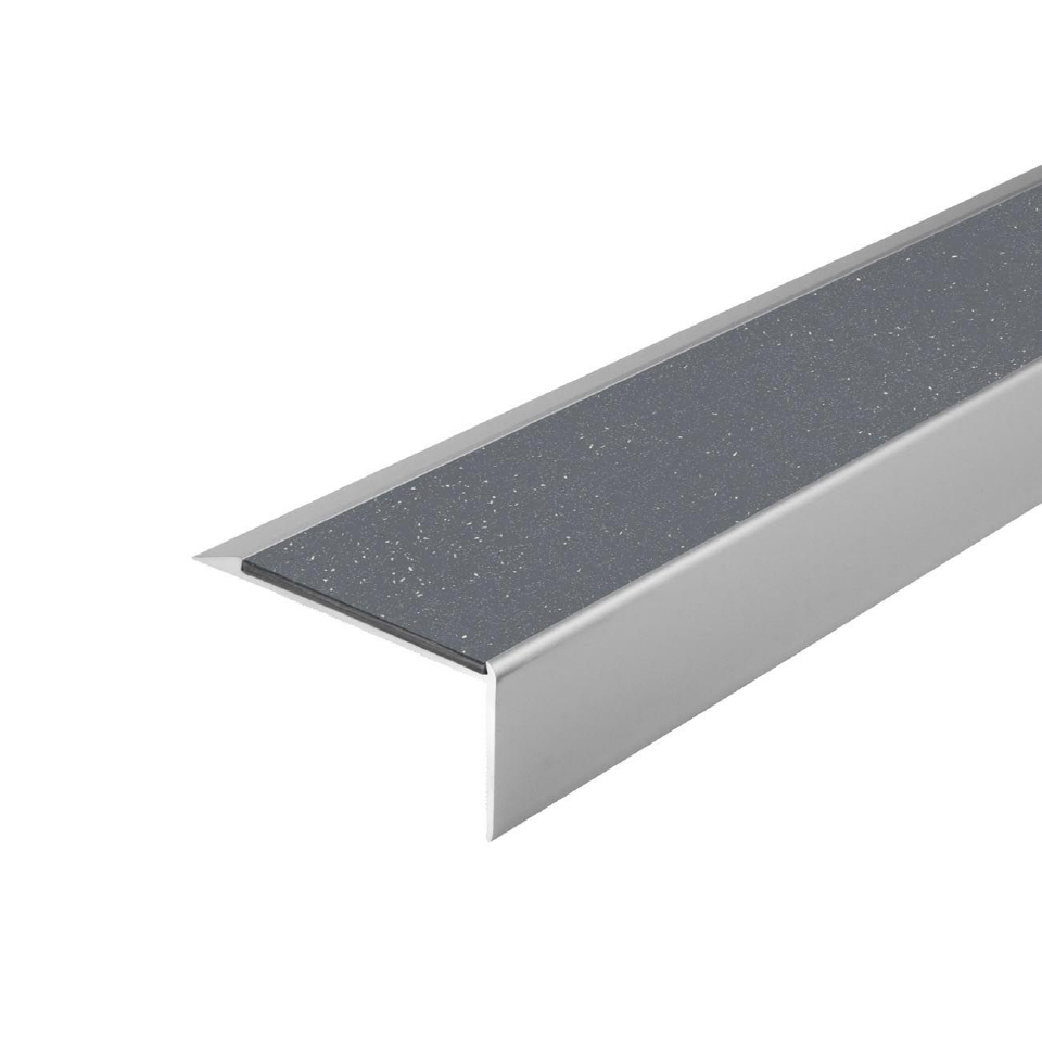 Trappenese i eloksert aluminium med Forbo ilegg 64 x 30 mm - Bilde 52