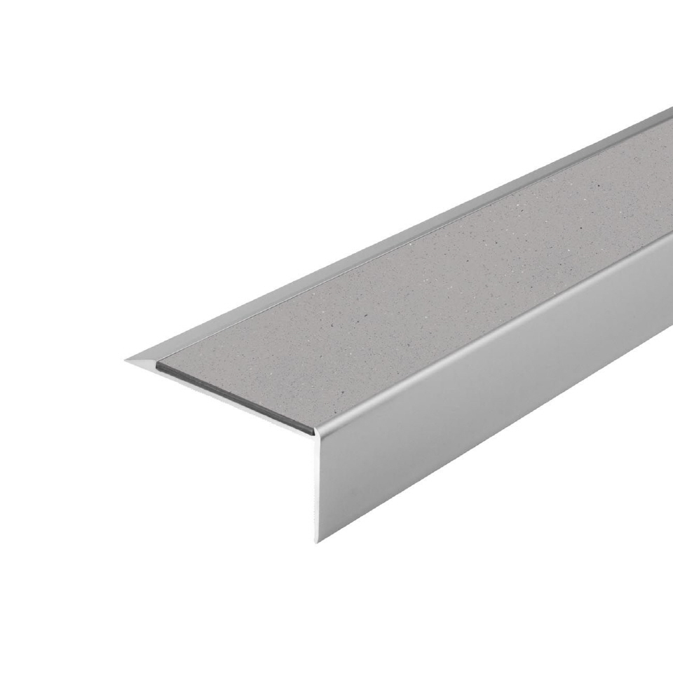 Trappenese i eloksert aluminium med Forbo ilegg 64 x 30 mm - Bilde 51