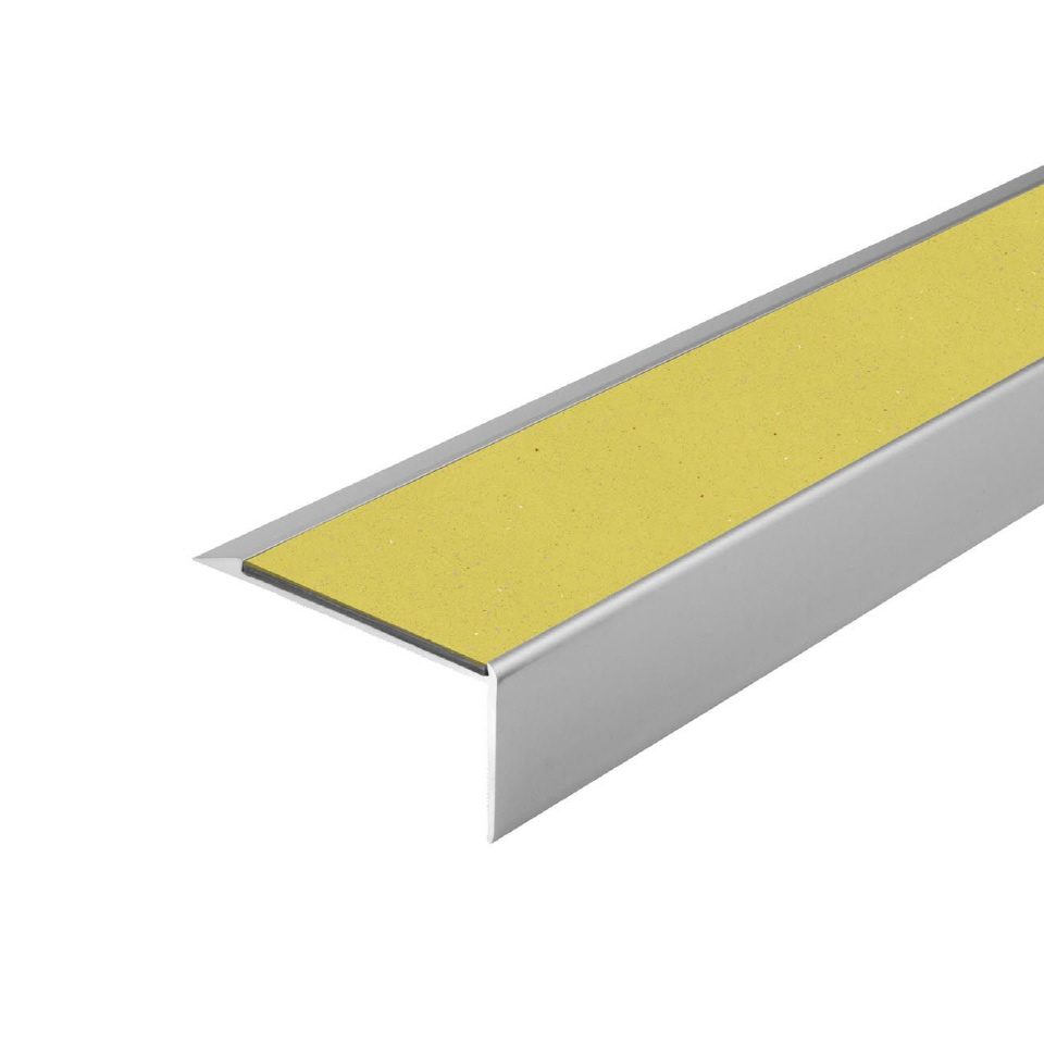 Trappenese i eloksert aluminium med Forbo ilegg 64 x 30 mm - Bilde 47