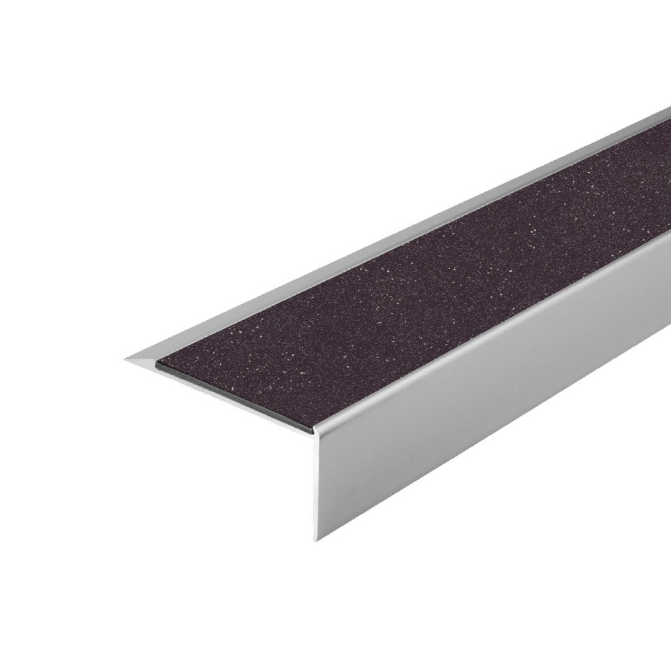 Trappenese i eloksert aluminium med Forbo ilegg 64 x 30 mm - Bilde 46