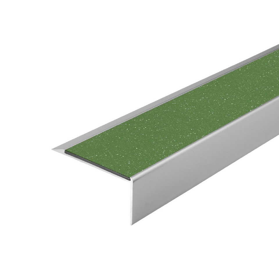 Trappenese i eloksert aluminium med Forbo ilegg 64 x 30 mm - Bilde 42