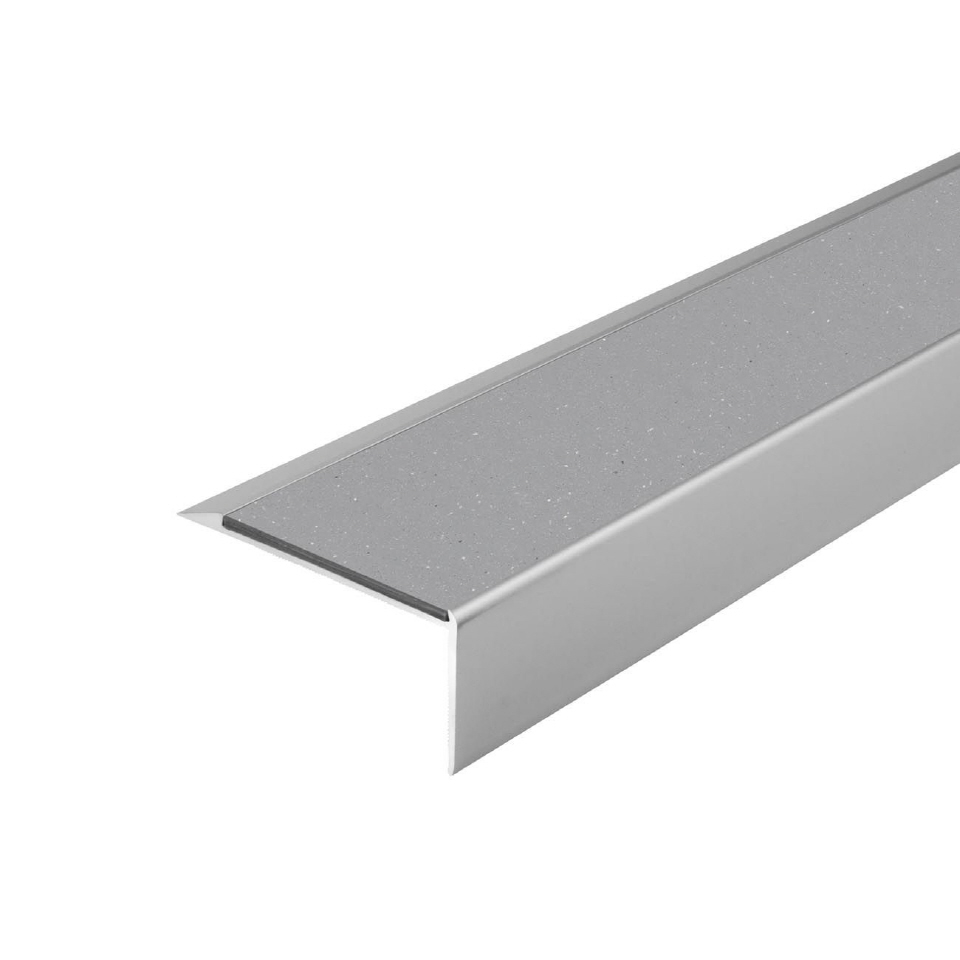 Trappenese i eloksert aluminium med Forbo ilegg 64 x 30 mm - Bilde 41