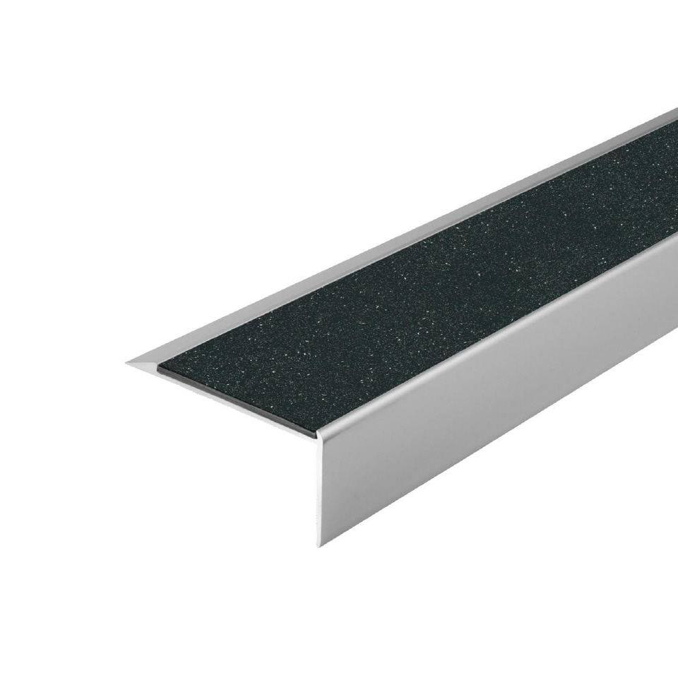 Trappenese i eloksert aluminium med Forbo ilegg 64 x 30 mm - Bilde 39