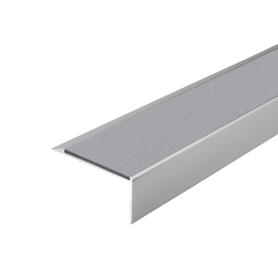 Trappenese i eloksert aluminium med Forbo ilegg 64 x 30 mm - Bilde 38