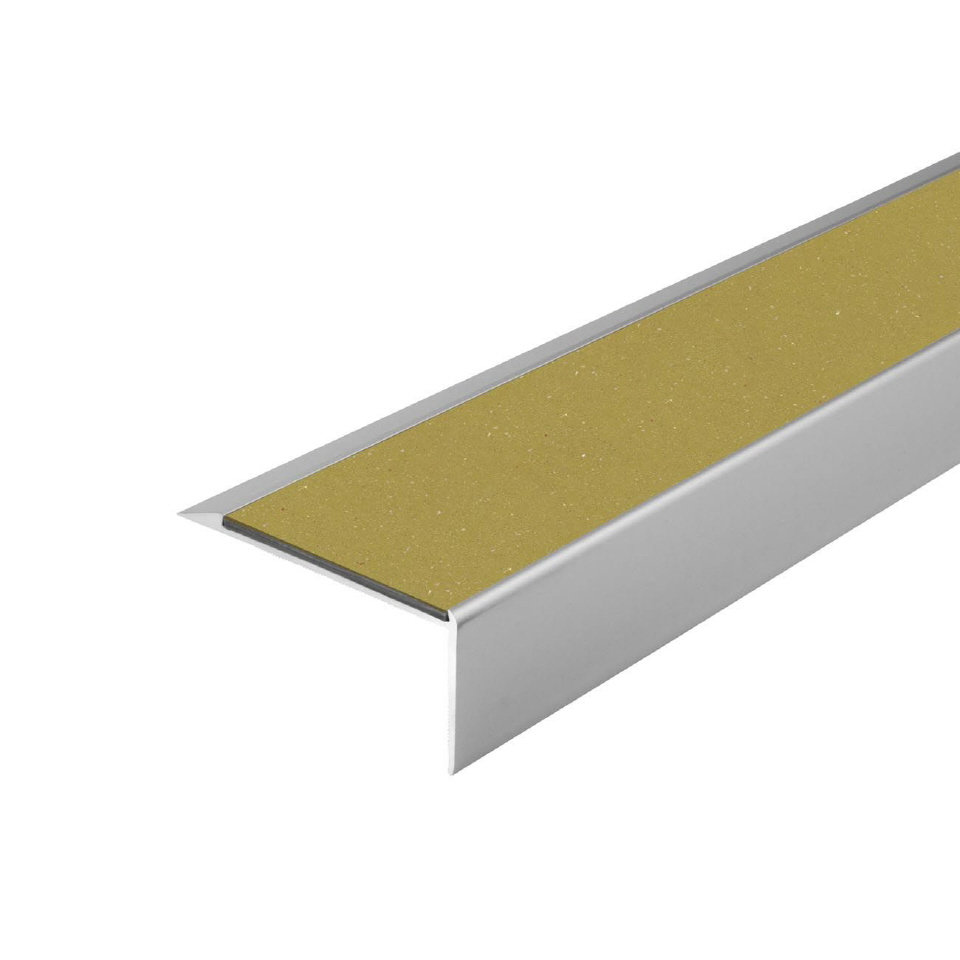 Trappenese i eloksert aluminium med Forbo ilegg 64 x 30 mm - Bilde 37
