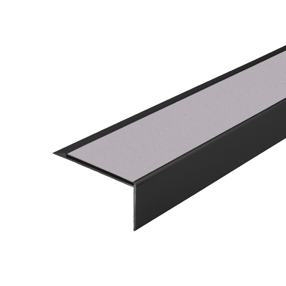Trappenese i eloksert aluminium med Forbo ilegg 64 x 30 mm - Bilde 30