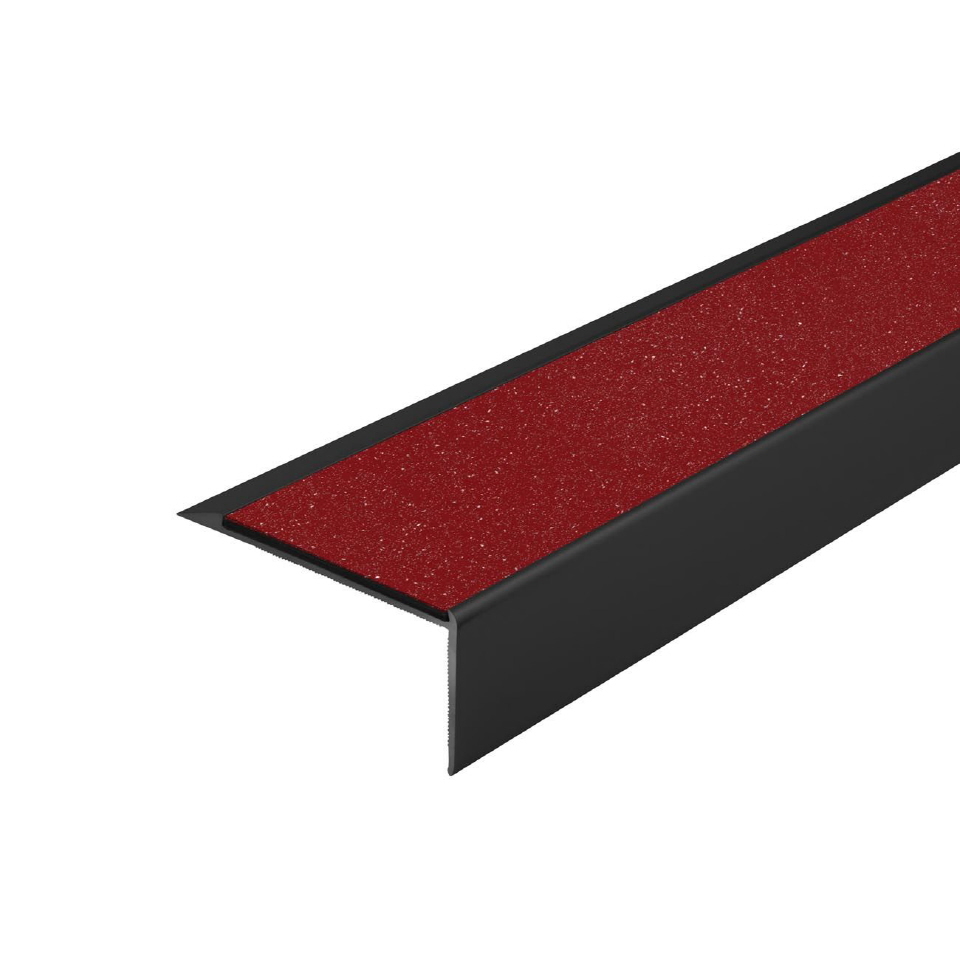 Trappenese i eloksert aluminium med Forbo ilegg 64 x 30 mm - Bilde 27