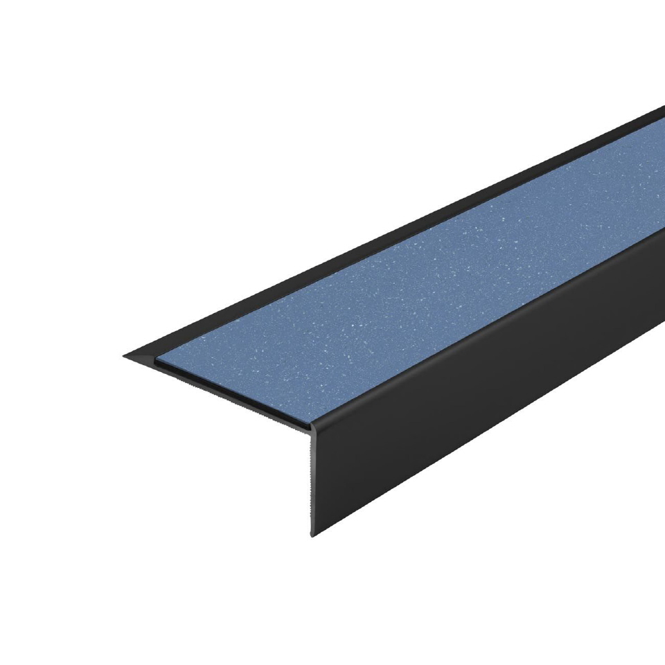Trappenese i eloksert aluminium med Forbo ilegg 64 x 30 mm - Bilde 25