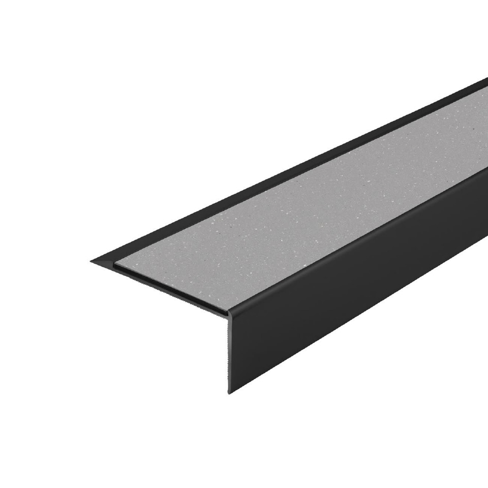 Trappenese i eloksert aluminium med Forbo ilegg 64 x 30 mm - Bilde 22