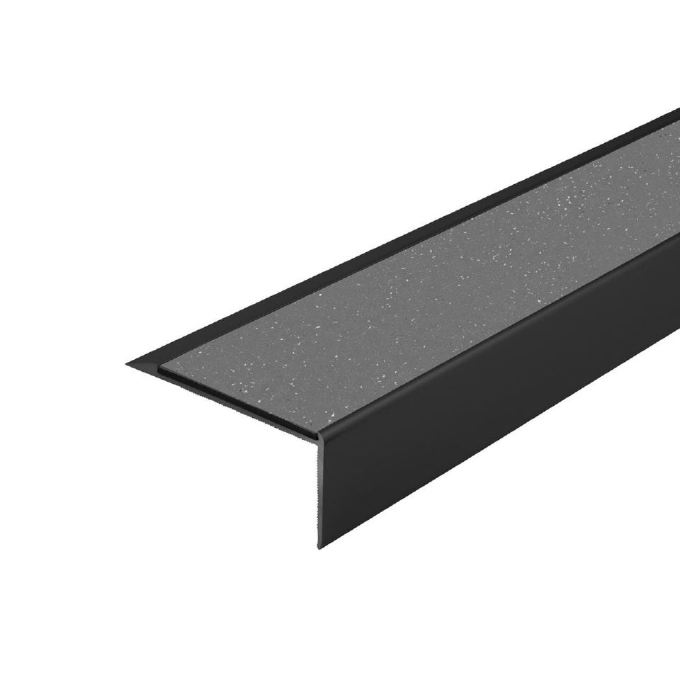 Trappenese i eloksert aluminium med Forbo ilegg 64 x 30 mm - Bilde 21