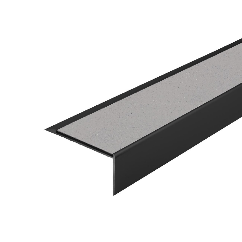 Trappenese i eloksert aluminium med Forbo ilegg 64 x 30 mm - Bilde 18