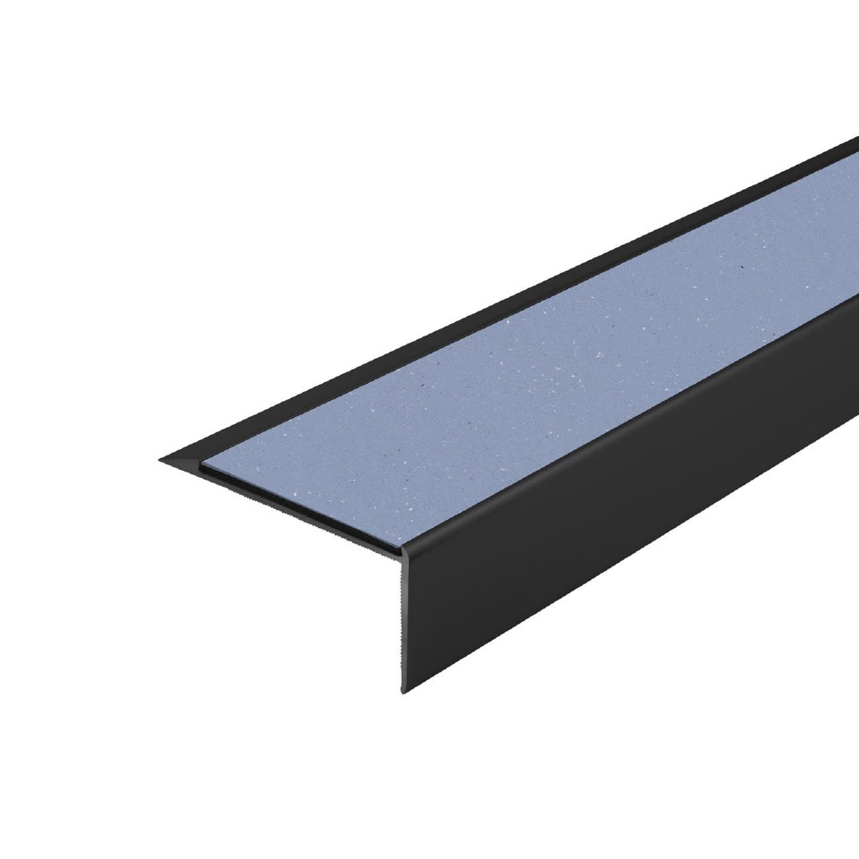 Trappenese i eloksert aluminium med Forbo ilegg 64 x 30 mm - Bilde 17