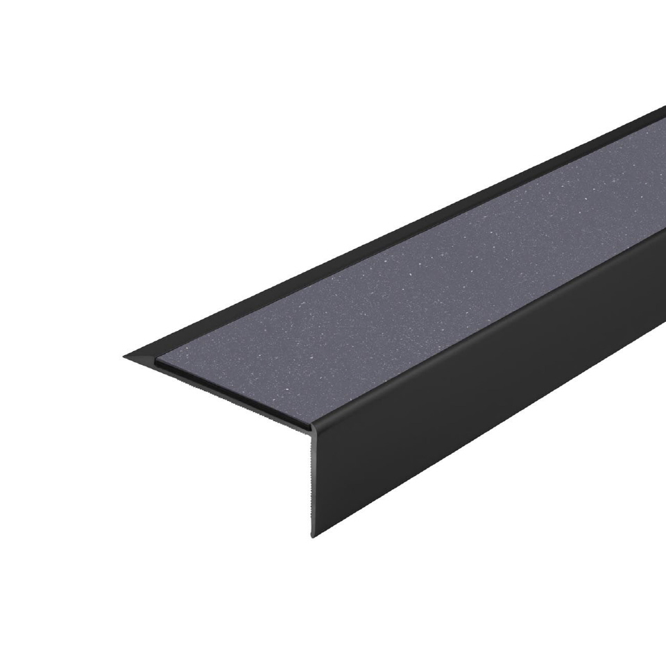 Trappenese i eloksert aluminium med Forbo ilegg 64 x 30 mm - Bilde 15