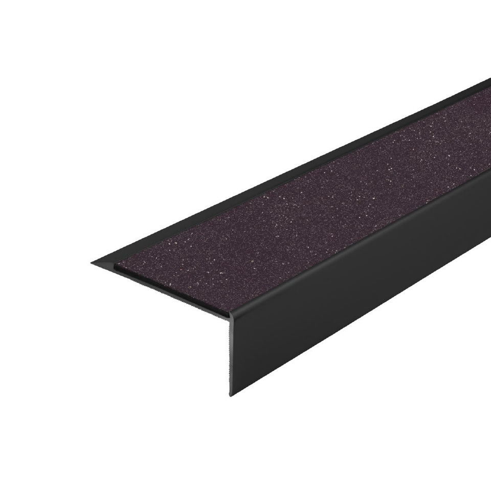 Trappenese i eloksert aluminium med Forbo ilegg 64 x 30 mm - Bilde 13