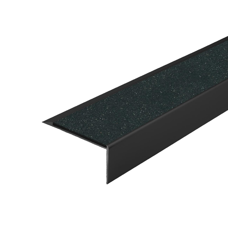Trappenese i eloksert aluminium med Forbo ilegg 64 x 30 mm - Bilde 6
