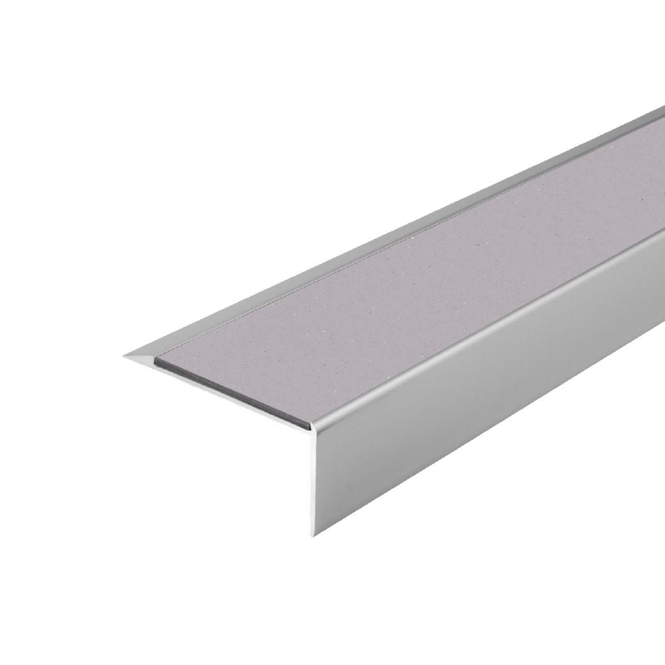 Trappenese i eloksert aluminium med Forbo ilegg 64 x 30 mm - Bilde 63