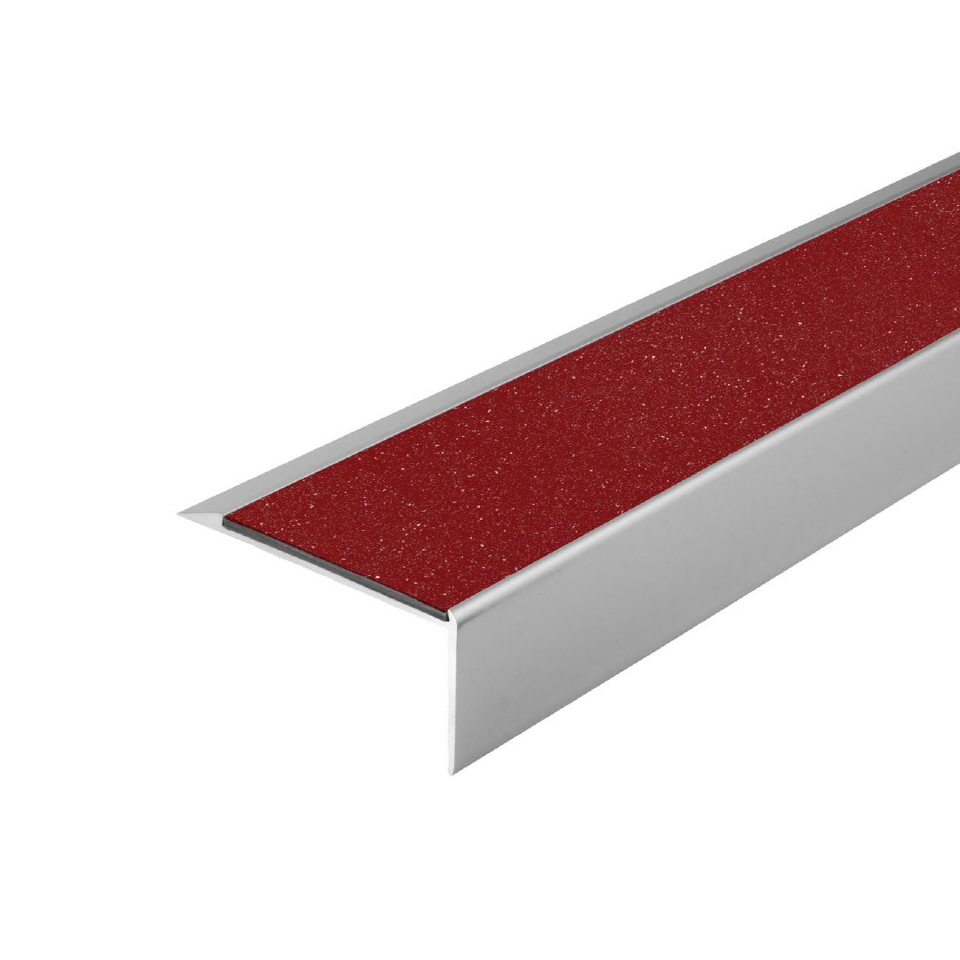 Trappenese i eloksert aluminium med Forbo ilegg 64 x 30 mm - Bilde 61