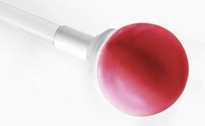 Tupp med hylsefeste til hel Ambutech mobilitystokk, "snøball"