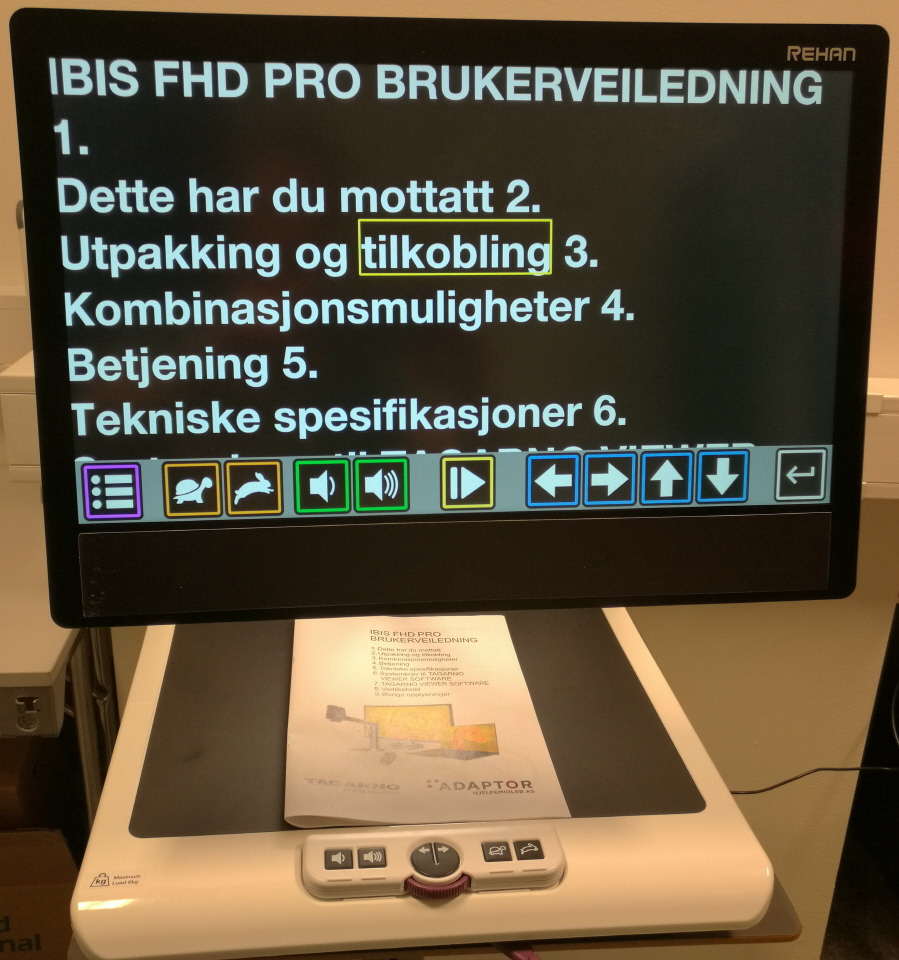 i-See Acuity OCR Basic 22" LeseTV