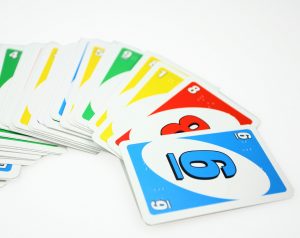 UNO – spillkort, punktmerket