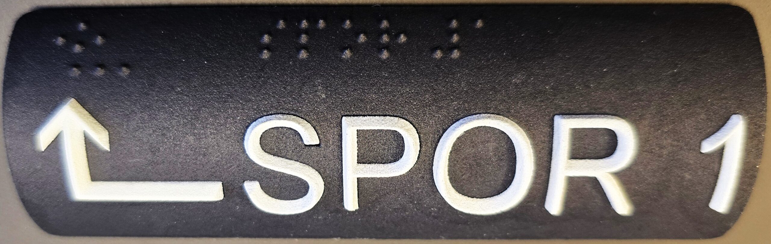Taktile håndløperskilt i solid PU plast - Bilde 3