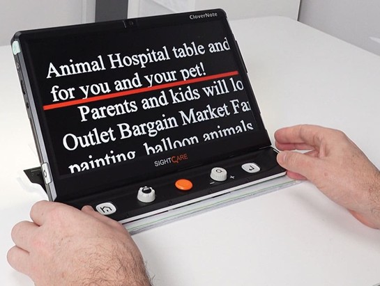 Sight Care Clover Note – Digital lupe med 12,5" skjerm