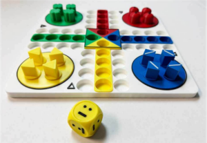 Produktbilde av ludo med store brikker